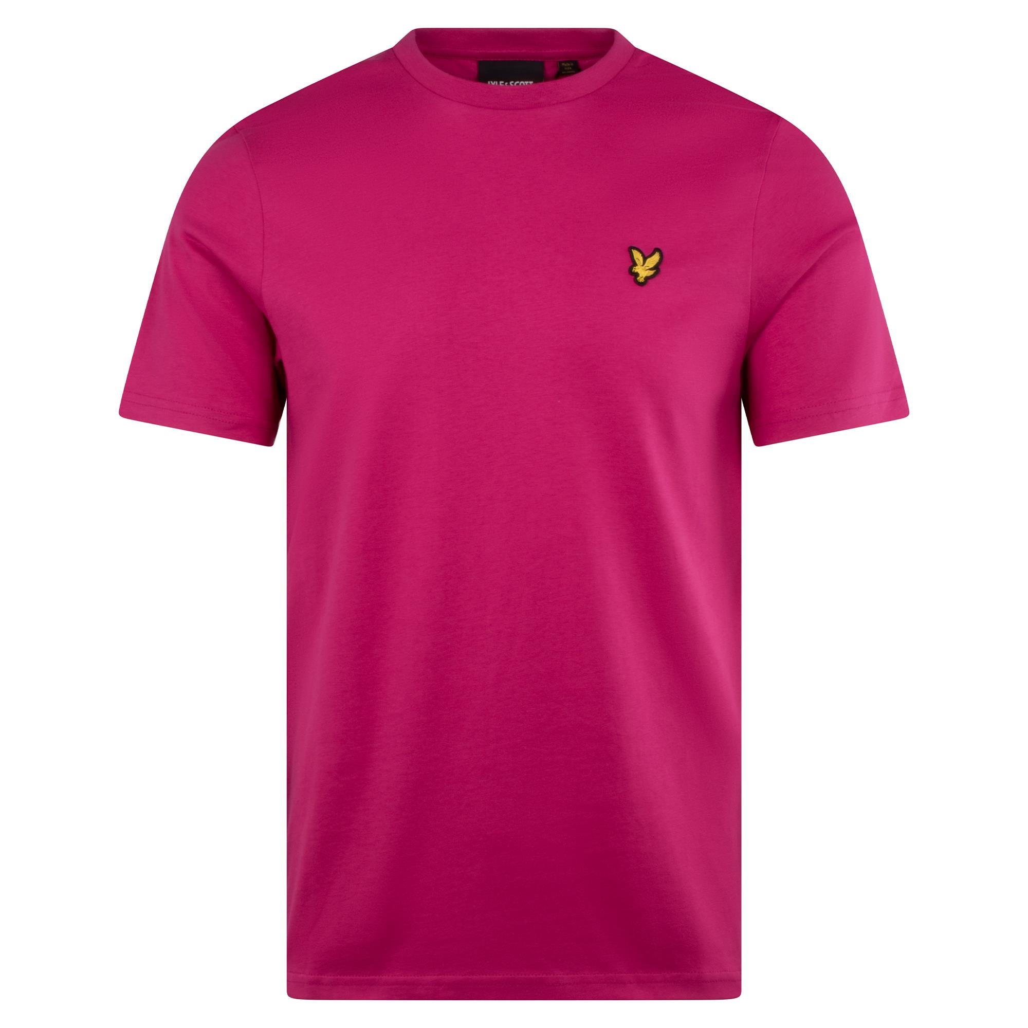 Lyle & Scott Plain Mens T-Shirt Fushia